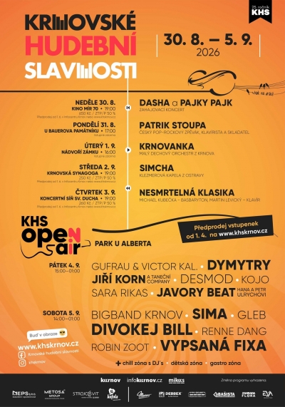 Krnovské hudební slavnosti 2026 (vol.25)