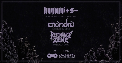 NUUMMITE + CHANDRA + REZONANCE ZEMĚ - Hradec Králové 2026