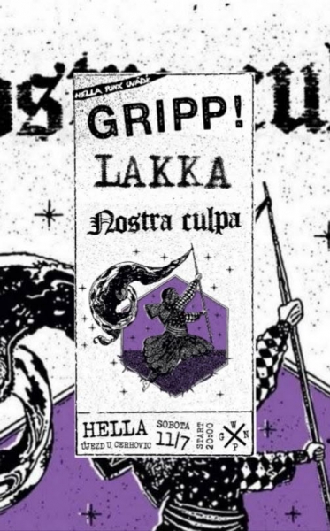 Hella punx uvádí: Gripp!, Lakka, Nostra Culpa