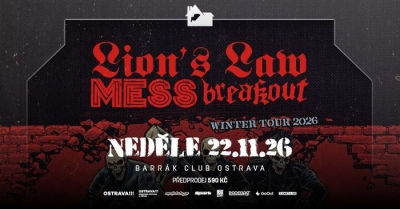 LION'S LAW, MESS, BREAKOUT - Ostrava 2026