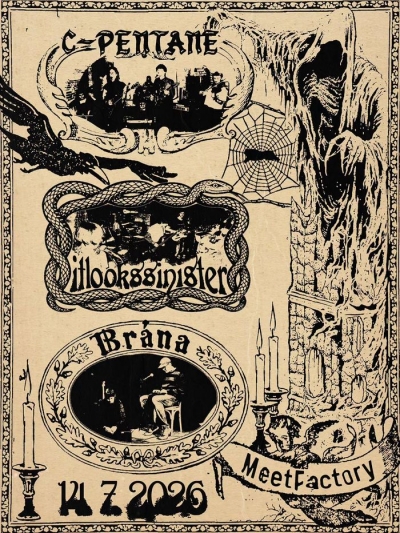 Brána + C-Pentane + itlookssinister / Praha 2026