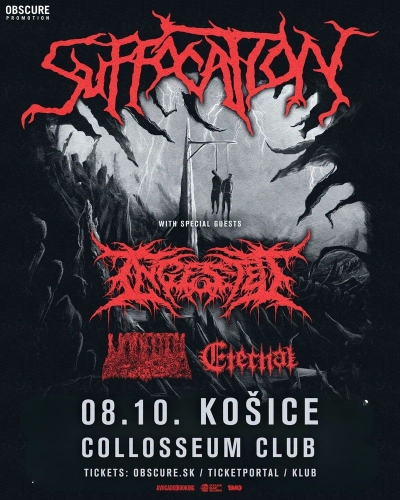 SUFFOCATION & INGESTED - Southern & Eastern Europe 2026 - Košice