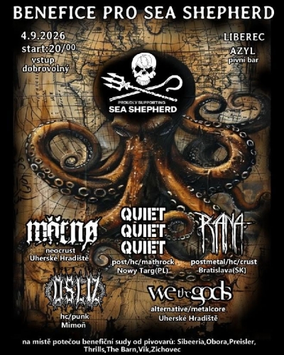 Benefice pro Sea Shepherd 2026 (Liberec)