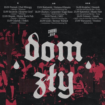 Dom Zły & sow the seed, reap the fear & Treny - Krakov 2026