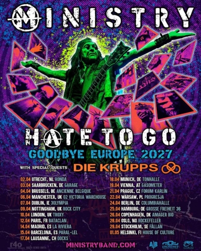 MINISTRY & Die Krupps - GOODBYE EUROPE 2027 TOUR - Vídeň