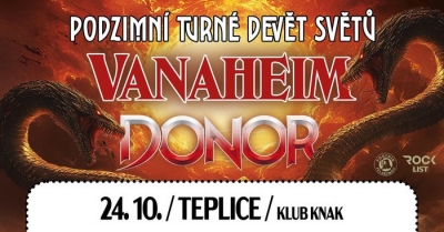 DONOR & VANAHEIM - Turné DEVĚT SVĚTŮ 2026 - Teplice