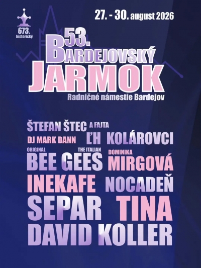 Bardejovský jarmok 2026
