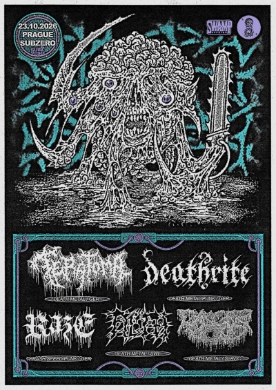 TERATOMA + DEATHRITE + RAZE + FILTH + CANCER VOID / Praha 2026