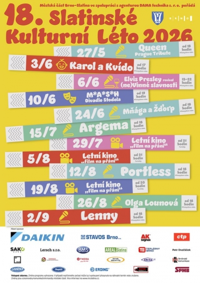 Slatinské kulturní léto 2026 - PORTLESS