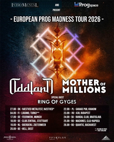 Oddland & Mother Of Million - European Prog Madness Tour 2026 - Krakov