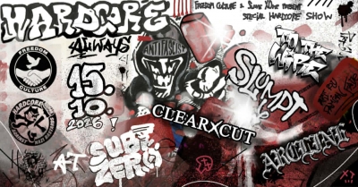 SLUMPT (usa), ARCLINE (usa), CLEARXCUT (de), TO THE WIRE (de) - Praha 2026