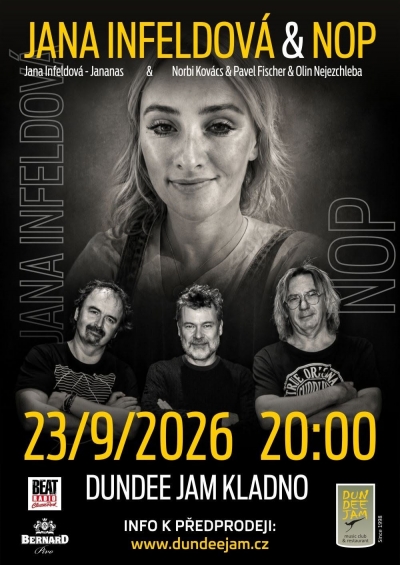 Jana Infeldová & NOP - Kladno 2026