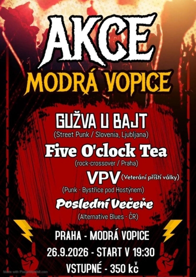 Akce Modrá vopice 2026