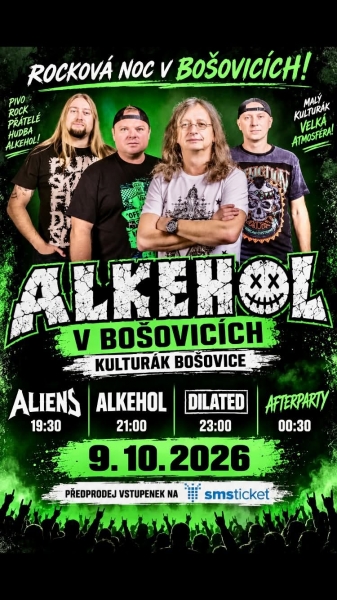 Rocková noc v Bošovicích 2026