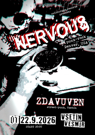 THE NERVOUS (USA) - Vsetín 2026