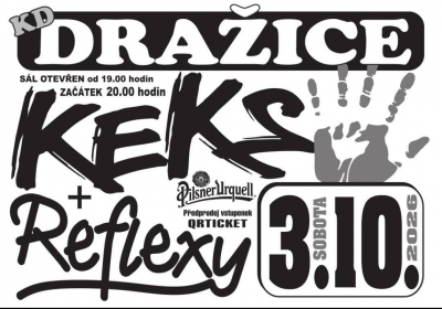 KEKS a Reflexy - Dražice 2026