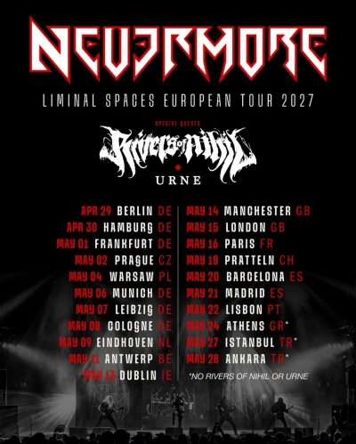 Nevermore - Liminal Spaces European Tour 2027 - Varšava