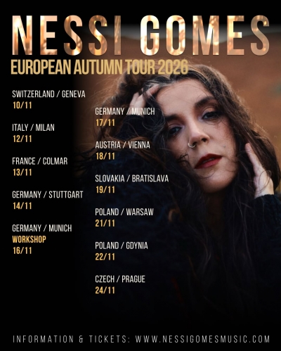 Nessi Gomes - European Autumn Tour 2026 - Mnichov
