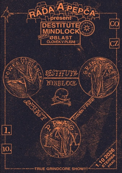 DESTITUTE (COL) & MINDLOCK (COL) - Praha 2026