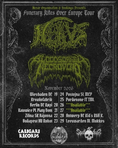 Nekus (DE) & Bloodsoaked Necrovoid (CR/ES) - Berlín 2026