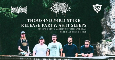 THOUS4ND Y4RD ST4RE - RELEASE PARTY: AS IT SLEEPS/Special guests: VARTHA & ATOMIC WARDEAD