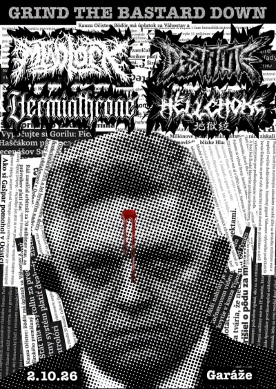 DESTITUTE / MINDLOCK / VERMINTHRONE / HELLCHOKE - Bratislava 2026