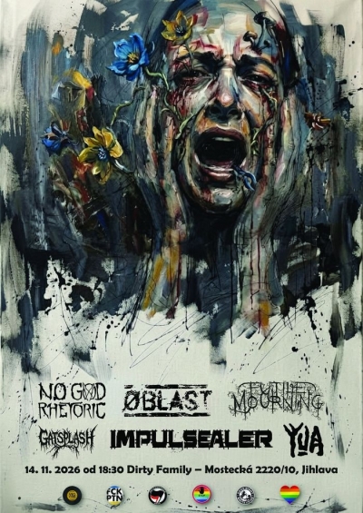 Øblast, Yua, Impulsealer, Gatsplash, No God Rhetoric, Futile Mourning - Jihlava 2026
