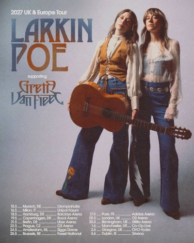 Larkin Poe - UK & Europe Tour 2027 - Mnichov