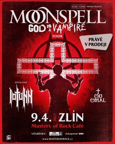 Moonspell - God Is A Vampire Tour 2027 - Zlín
