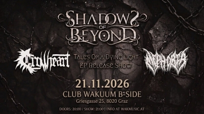 SHADOWS OF BEYOND — „TALES OF A DYING LIGHT" EP RELEASE SHOW (Graz)