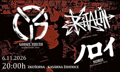 Godot youth//Noroi//Ritalin - Brno 2026