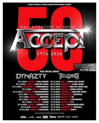ACCEPT - Half a Century of Metal 1976-2026 - Lipsko