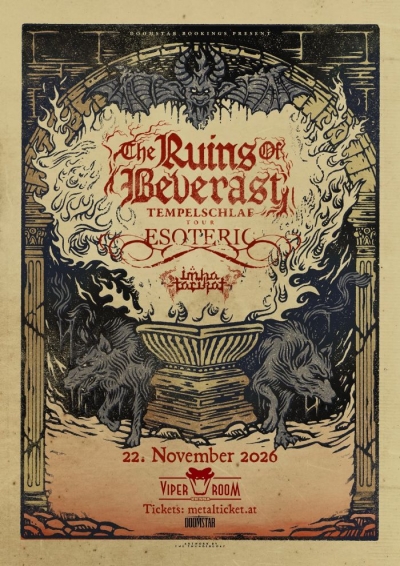 THE RUINS OF BEVERAST, ESOTERIC, IMHA TARIKAT - Vídeň 2026
