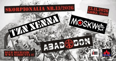 TZN Xenna, Moskwa, Abaddon - Varšava 2026