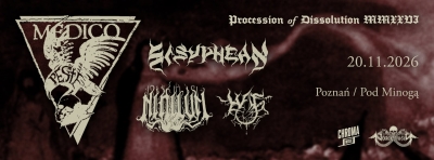MEDICO PESTE & SISYPHEAN (LT) & NIHILVM & HAG - Poznaň 2026