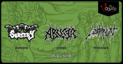 SORCERY (Sweden) CUTTHROAT (Ireland) ABUSER (Wrocław) - Varšava 2026