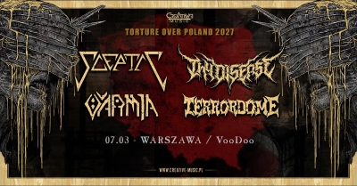 SCEPTIC, THY DISEASE, VARMIA, TERRORDOME - TORTURE OVER POLAND 2027 - Varšava