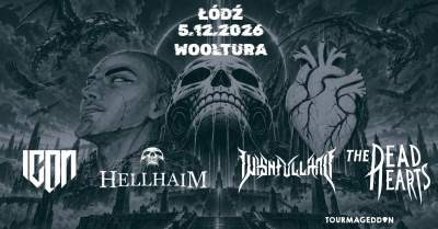 HELLHAIM X ICON X WISHFULLAND X THE DEAD HEARTS - Lodž 2026