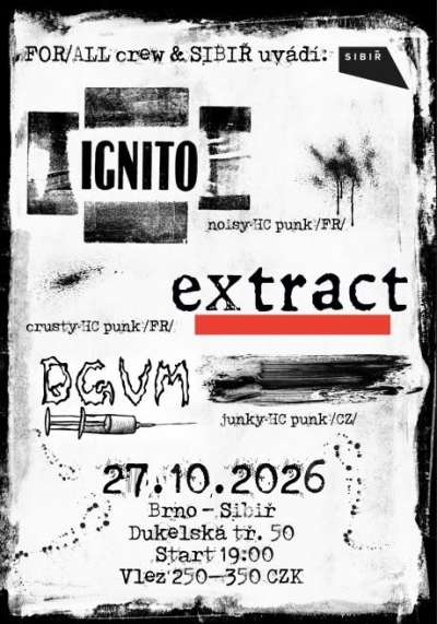 EXTRACT (FR) / IGNITO (FR) / DGvM (CZ) - Brno 2026