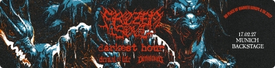 FROZEN SOUL, DARKEST HOUR, DENIAL OF LIFE, DETHRONED - Mnichov 2027