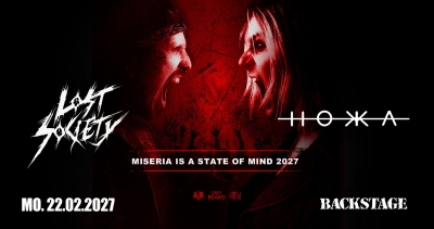 LOST SOCIETY & HOKKA - MISERIA IS A STATE OF MIND 2027 - Mnichov