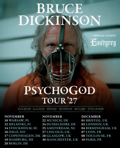 Bruce Dickinson - PsychoGod Tour 2027 - Mnichov
