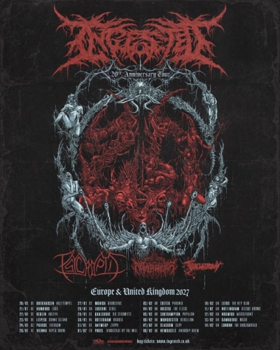 INGESTED - 20TH ANNIVERSARY EU/UK TOUR 2027 - Praha