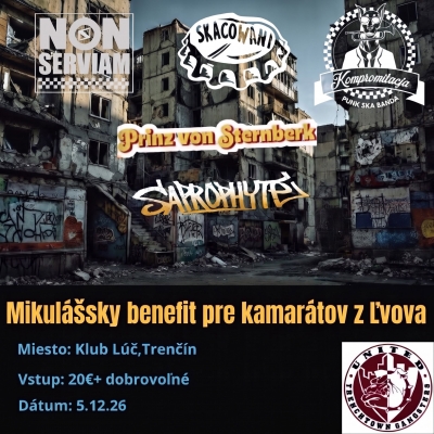 Mikulášsky benefit pre kamarátov z Ľvova 2026