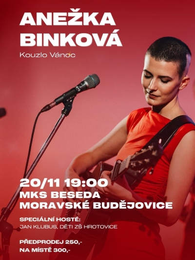 Anežka Binková - Kouzlo Vánoc 2026 - Moravské Budějovice