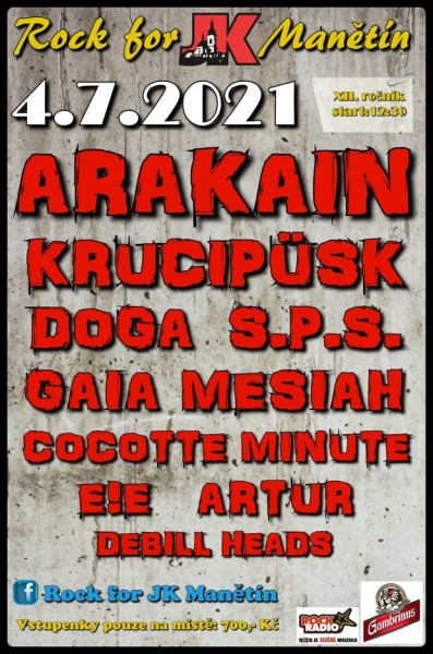 Rock for JK Manětín 2021 (vol. 12) Rock for JK Manětín 2021 (vol. 12)