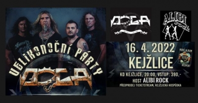 Velikonoční párty s kapelou DOGA + ALIBI ROCK Velikonoční párty s kapelou DOGA + ALIBI ROCK