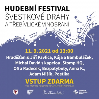 Hudební festival Švestkové dráhy a Třebívlické vinobraní 2021 Hudební festival Švestkové dráhy a Třebívlické vinobraní 2021