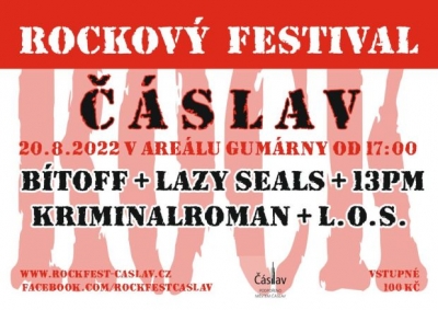 Rockový festival Čáslav 2022