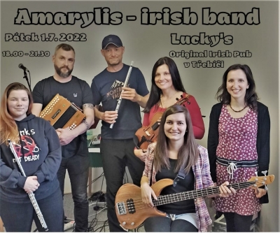 Amarylis - Lucky's - Original Irish Pub v Třebíči 2022